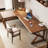 Light-walnut L-Shaped Solid Wood desk-1386428545-1386428550