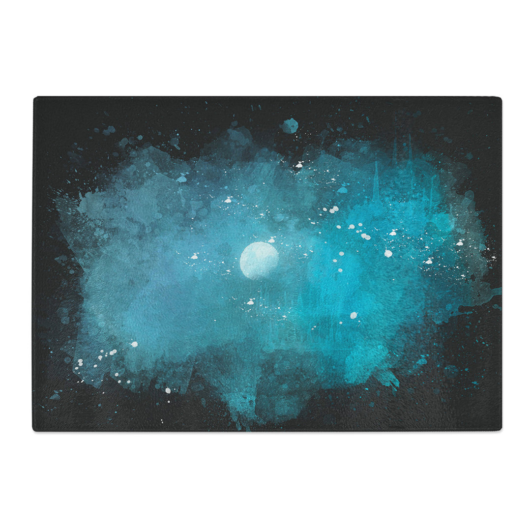 Tempered Glass High Moon Chopping Board