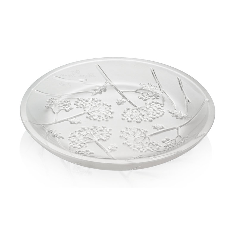 Ombelles Handmade Crystal Decorative Plate