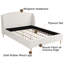 Lit plateforme tapissier Romano Boucle-1072328523