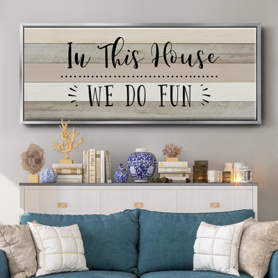 We Do Fun - Toile encadrée