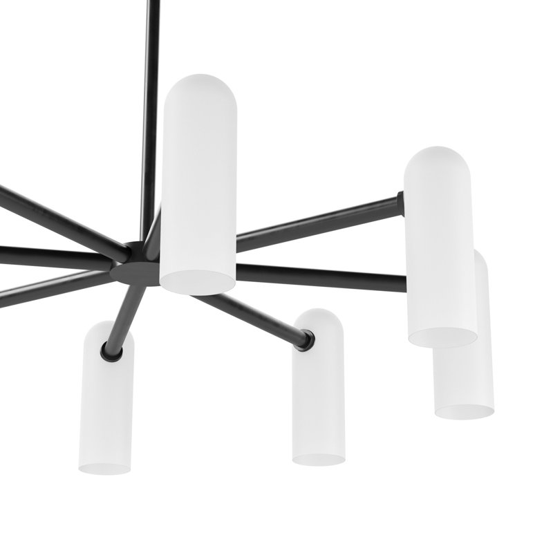 Odyssey 8 - Light Chandelier, Black Gunmetal