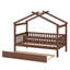 Lit en bois avec couchette-1076371909