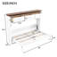 Lit simple blanc, 3 tiroirs pour le rangement et la structure, peu encombrant, lit de performance de longue durée en blanc, amplement construit, facile à monter