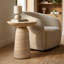Table de bout décorative Tithi avec effet de marbre Emperador-1694696646-1700858990