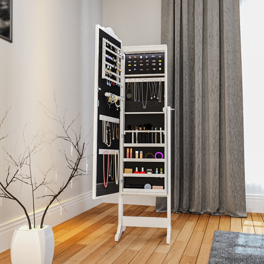 Red Barrel Studio Free Standing FullLength Mirror Jewellery