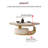 Phillis Modern Oval Coffee Table With  Drawer