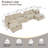 Cloud Comfort Modular Sectional Sofa with USB Console-972525038