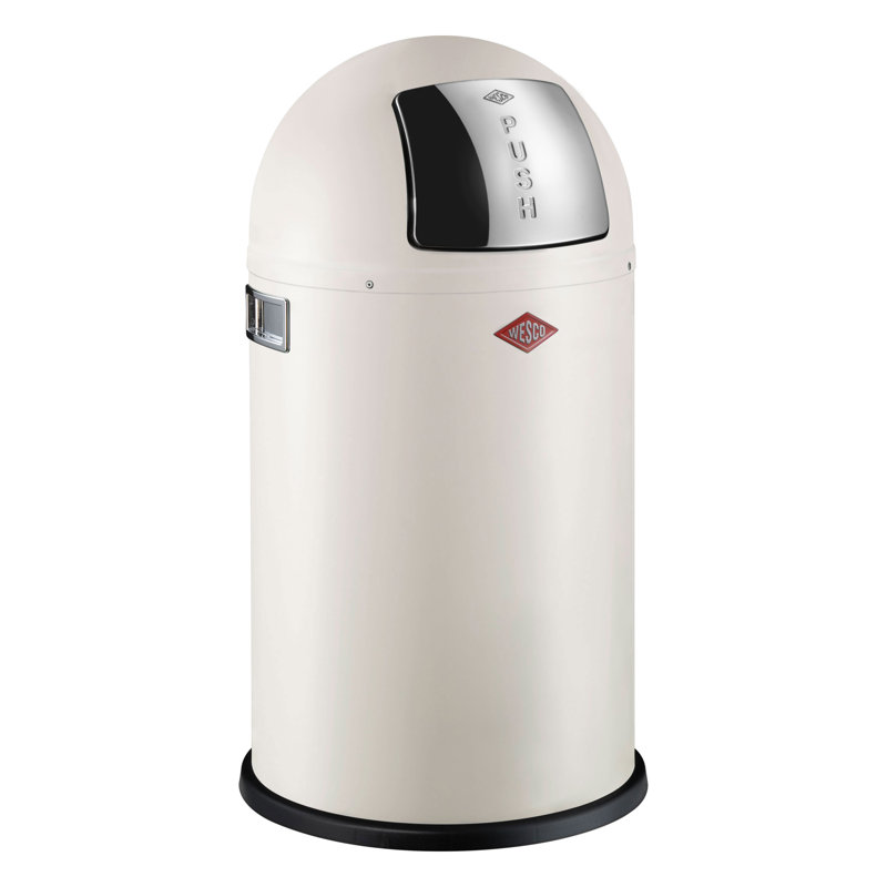 Swing Top Kitchen Trash Can, 22 L, Sand Matt, 63cm H x 35cm W x 35cm D