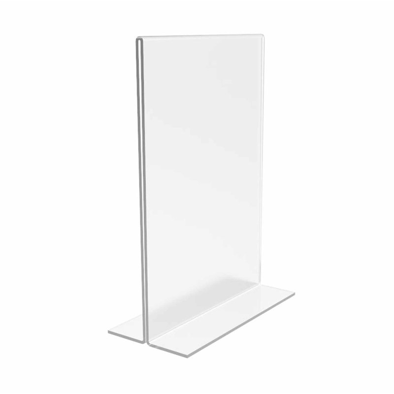 Porte-documents transparent 5,5 x 8,5 po, H 7 po x l 5 po x P 2,5 po