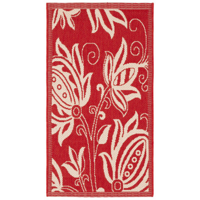 Courtyard Performance Floral Indoor/Outdoor Area Rug