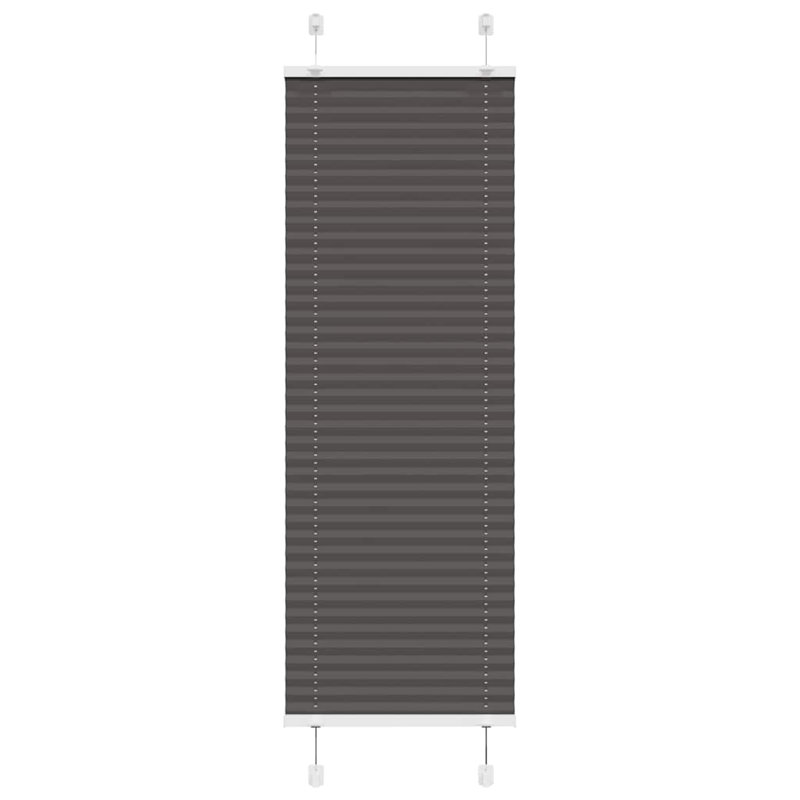 Room Darkening Pleated Blind, 40cmW x 150cmL, Black