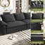 4 Seater Chenille Sofa-1551361944