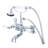Stonington 3 Handle Deck Clawfoot Tub Faucet-19139527-19139523