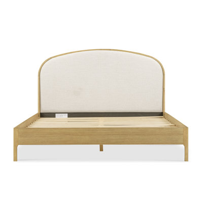 DANNY UPHOLSTERED QUEEN BED WHITE CHESTNUT