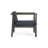 Outdoor Club Chairs: Two Wood Seating With Water- Cushions, Gray Frame, Dark 28.16In X 27.41In 26.51In, Some Assembly Required Items Fabric Frame Finish, Depth, Width, 26.51In Height, Hand-Crafted
