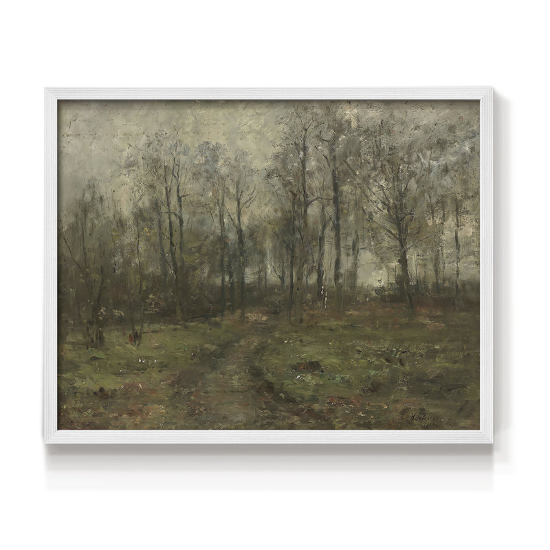 Paysages rétro-Cccxlix-impression encadrée - réversible, H 16 po x l 20 po, Blanc