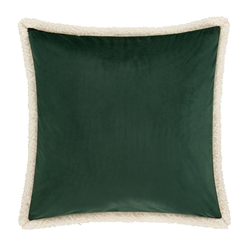 Casey Sherpa - Evergreen Euro Quilted Sham, Evergreen