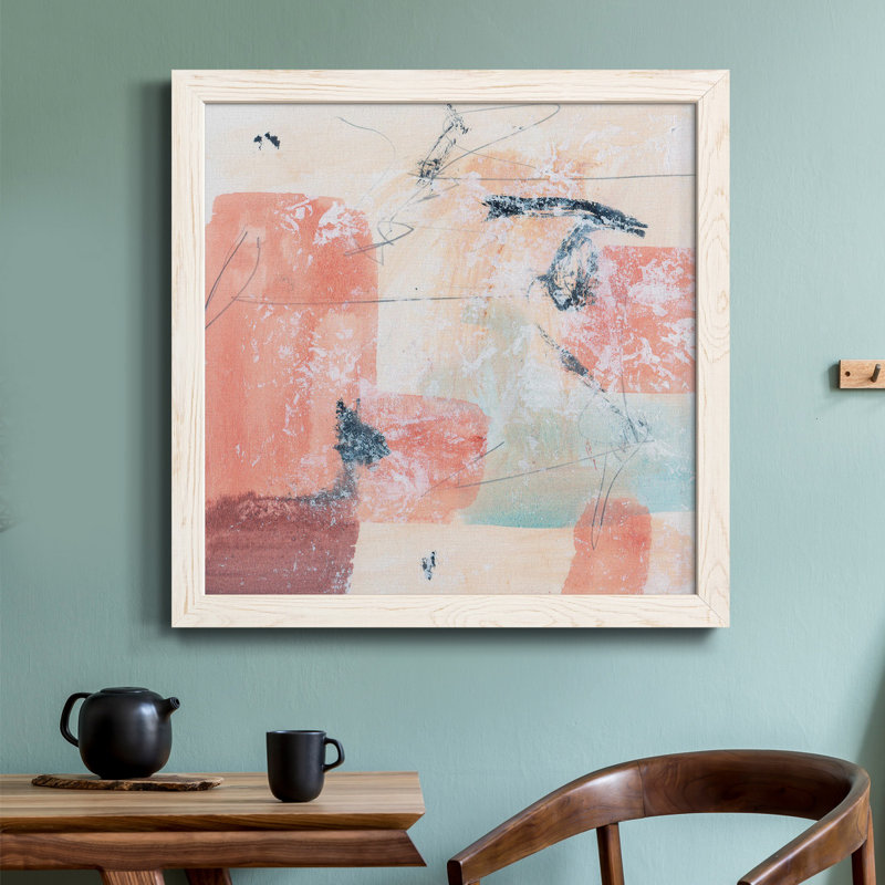 Warm Warm Under III - Toile encadrée de qualité supérieure - prête à être accrochée, Blanc, H 17 po x l 17 po x P 1,5 po