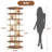 8-Tier 360°Revolving Shoe Storage Rotating Lazy Shoe Rack Entryway Bedroom Hallway-883169471