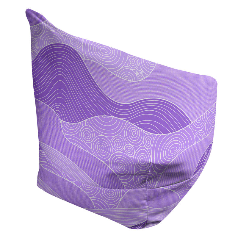 Grande housse de sac en mélange de polyester Hand, H 86 po x l 43 po x P 27 po, Rembourrage poly, Mélange de polyester mauve