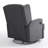 Upholstered Classic Wing Back Manual Handle Swivel Rock Glider Recliner Set of 2-1480243149
