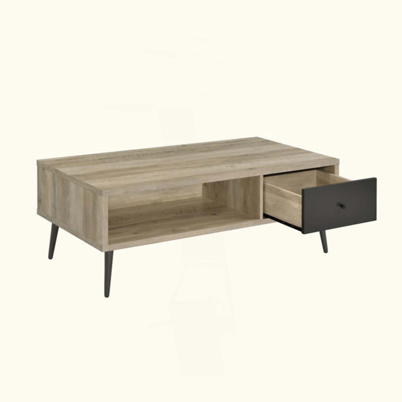 1-Drawer Engineered Wood Coffee Table