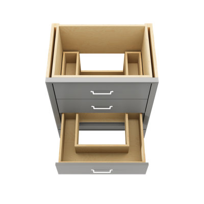 Alexandra Three-Drawer Single Bath Vanity