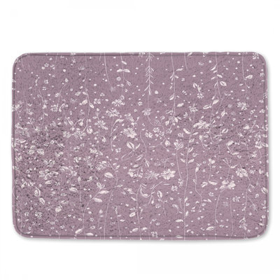Motif de tapis de bain à motif floral Shabby Chic