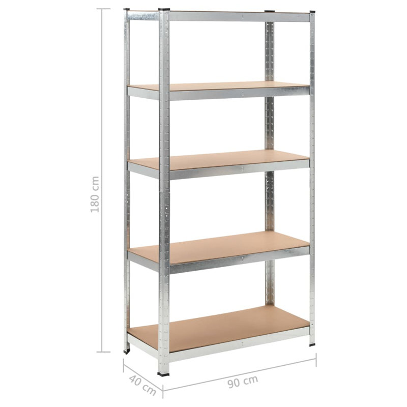 Storage Shelves 35.4" x 15.7" x 70.9" MDF