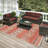 Chenille Chevron Indoor / Outdoor Rug-1243165824