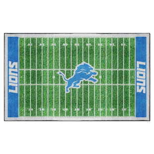 Detroit Lions Ball Shaped Area Rugs