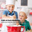 Kid's Apron with Chef Hat Set (3 Set) - Children’s Bib with Pocket for Cooking, Baking, Painting - 6-12 Kid-148279543