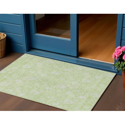 Tapis lavable intérieur / extérieur ivoire 3 pi x 5 pi
