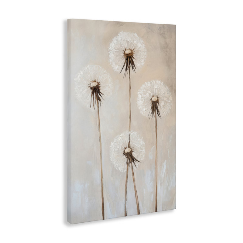 «Neutral Dandelion Illustration» par Petal Prints Design, H 24 po x l 16 po