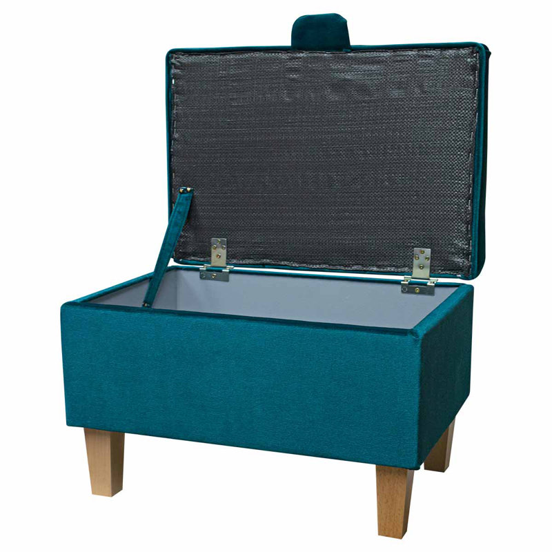 Polyester Upholstered Storage Bench