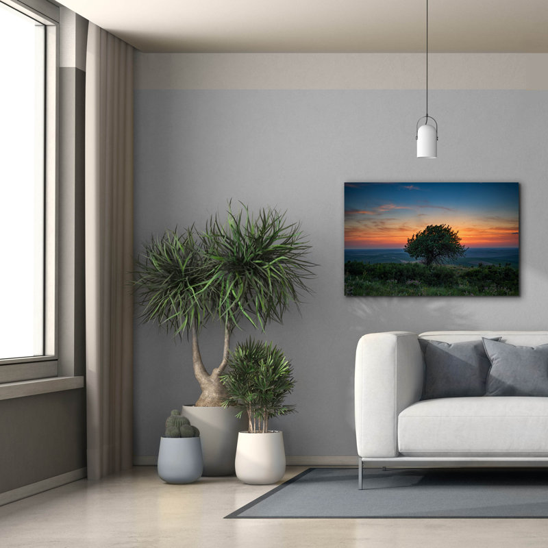 «Sunset On Steptoe Butte» par Rick Berk, art mural sur toile