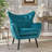 Seigfried Velvet Mid-century Arm Chair-1005306926-1005306898