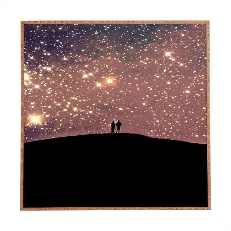 « stargaze », reproduction de photo encadrée