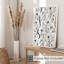 Impression florale noire et blanche à motif floral de rêve moderne-1047794488