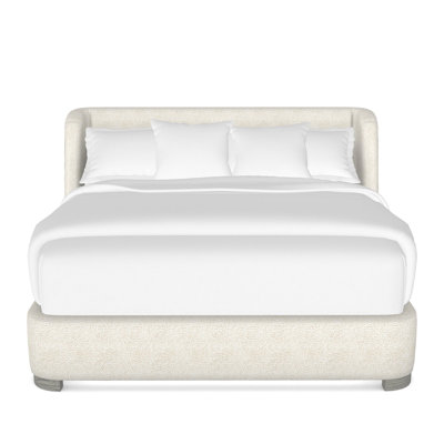 Tansy Upholstered Wingback Bed