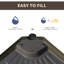 Base de parasol de patio polyvalente avec options lourdes et conception conviviale