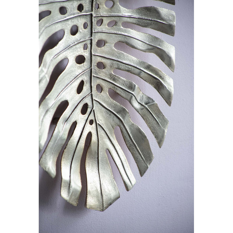 Monstera Leaf Wall Décor, 24.8" H x 17.3" W  x 2" D