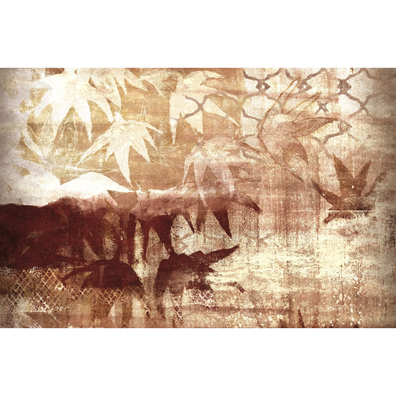 Very Distressed Leaves - Wrapped Canvas Art Prints, 30cm H x 46cm W x 3.8cm D