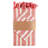 71" X 95" Red And White Striped Cotton Tablecloths