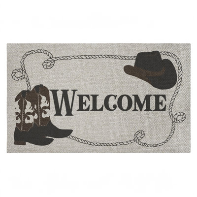 Paillasson Welcome Cowboy