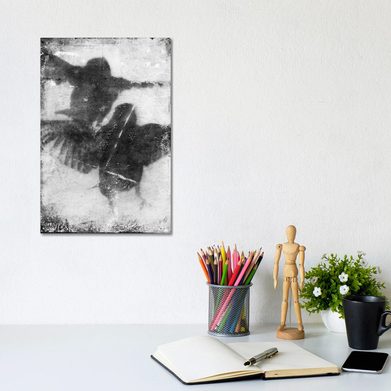 B&W Flight VII by Ingrid Blixt - Wrapped Canvas Print, 20.32 cm H x 30.48 cm W