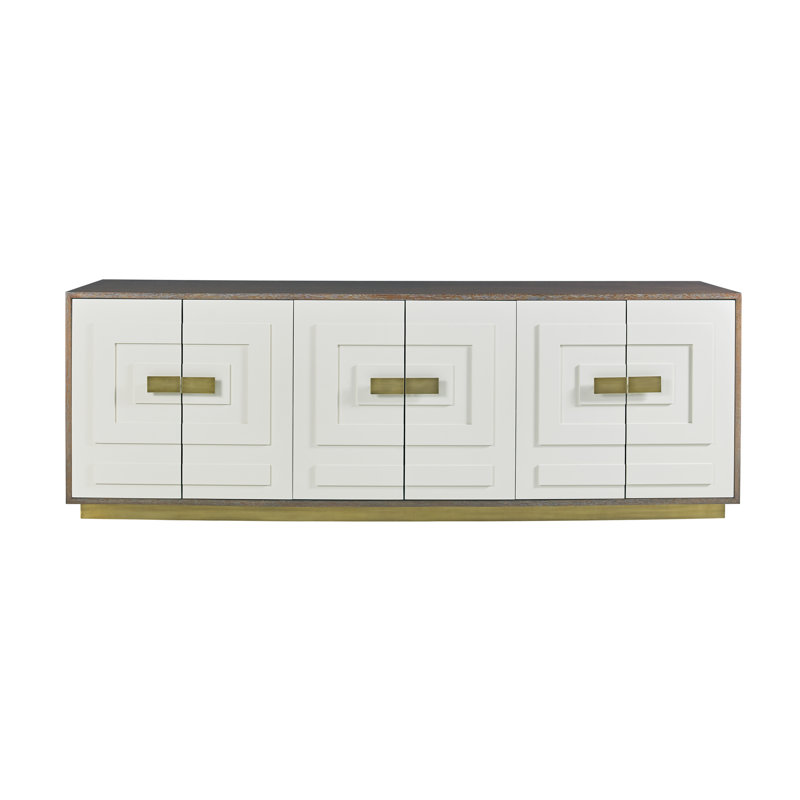 Jasper 84" Wide Walnut Wood Sideboard