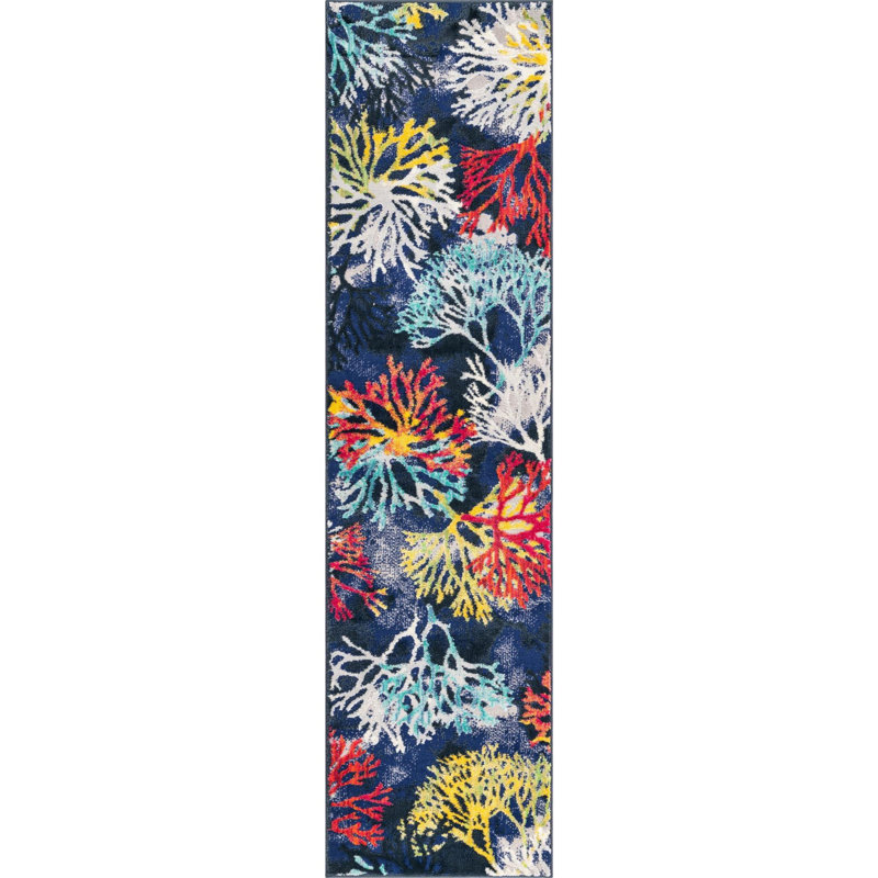 Jonkan Floral Indoor Rug, Runner 2' x 8'