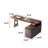 78.74"Rectangular brown multi-layer solid wood desk-1965013366